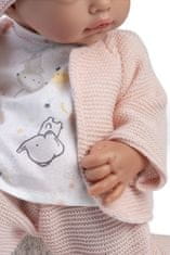 Guca 894 NEW BORN - realistická panenka miminko s měkkým látkovým tělem - 36 cm