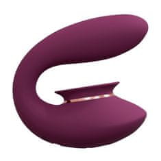 Shots Toys Shots Innovation Twitch 3 Rechargeable Vibrator and Suction Burgundy