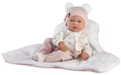 Guca 886 GALA - realistická panenka miminko s měkkým látkovým tělem - 38 cm