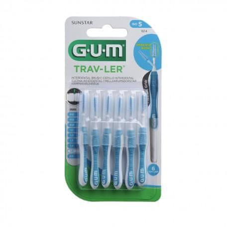 GUM Gum Interdental Brush 1314 Trip 08mm 6pcs