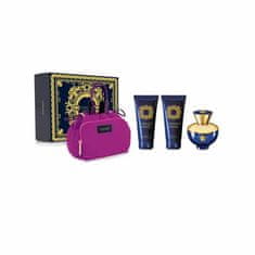 Versace Versace Dylan Blue Pour Femme Eau De Parfum Spray 100ml Set 4 Pieces 