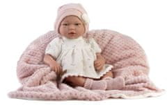Guca 893 NORMA - realistická bábika bábätko s mäkkým látkovým telom - 38 cm