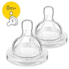 Philips Avent Cumlík Anti-colic/Classic+ 1 novorodenecký prietok, 2 ks