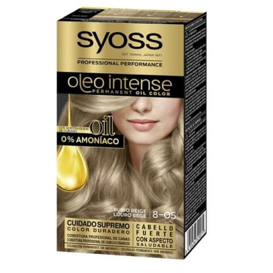 Syoss Syoss Oleo Intense Permanent Hair Color 8-05 Beige Blonde