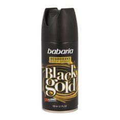 Babaria Babaria Black Gold Deodorant Spray 150ml+50ml Free 
