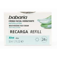 Babaria Babaria Aloe Vera Crema Facial Hidratante Anti-Polución Vegano Relleno 50ml 