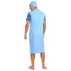 Foltýn Pánska nočná košeľa modrá nadrozmer (FNKKN23) - veľkosť XXXL