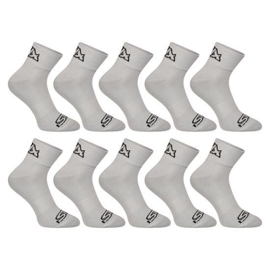 Styx 10PACK ponožky členkové sivé (10HK1062)