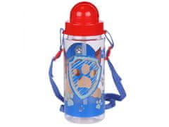 Nickelodeon Psi patrol CHASE Priehľadná plastová fľaša, fľaša s náustkom, na popruhu 500 ml