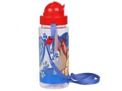 Nickelodeon Psi patrol CHASE Priehľadná plastová fľaša, fľaša s náustkom, na popruhu 500 ml