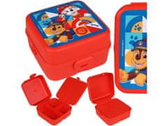 Nickelodeon Psi patrol Červený lunchbox s priehradkami, raňajková krabička 