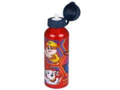 Nickelodeon Psi patrol Červená, hliníková fľaša, bidon Chase, Rubble, Marshall 500 ml