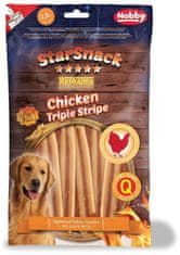 Nobby Pochúťka pre psy Pochúťka pre psy Snack STARSNACK "CHICKEN TRIPLE STRIPES" 113g