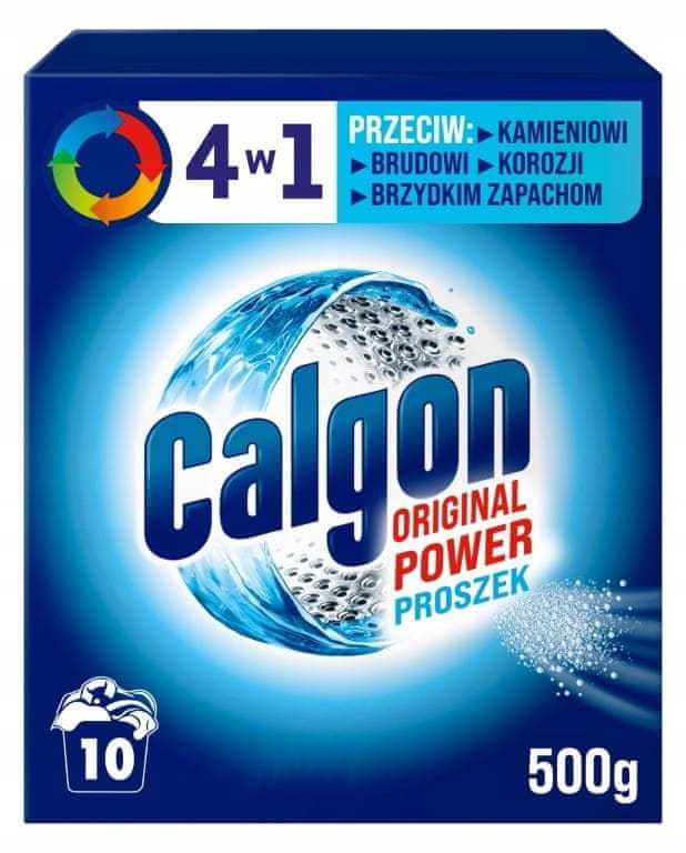 RECKITT BENCKISER Calgon 4v1 prášok na odstraňovanie vodného kameňa z práčky 500g