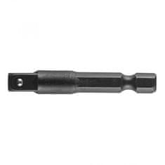 Autonar czech Adaptér úderový štvorhran 1/4”- šesťhran 1/4” - Graphite