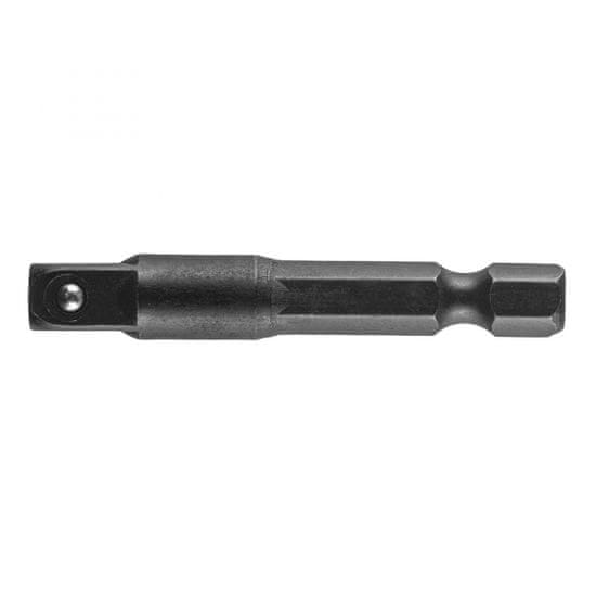 Autonar czech Adaptér úderový štvorhran 1/4”- šesťhran 1/4” - Graphite