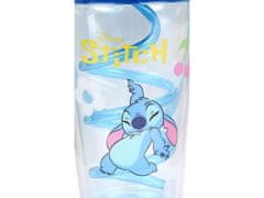 Disney Disney Stitch Priehľadný pohár so slamkou/kojcom 450 ml 