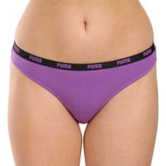 Puma 3PACK dámské tanga viacfarebné (503008001 004) - veľkosť L