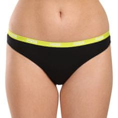 Puma 3PACK dámské tanga čierná (503008001 005) - veľkosť M