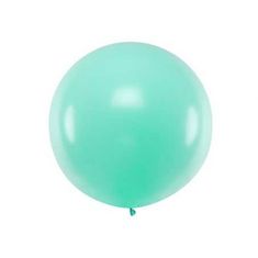 PartyDeco Okrúhly balón 1m, pastel Light Mint