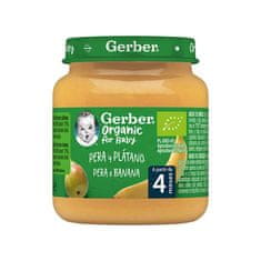 GERBER Gerber Organic Pear & Banana Jar 125g 