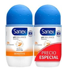 Sanex Sanex Ph Balance Dermo Sensitive Deodorant Roll On Duplo 2x50ml 