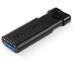 VERBATIM Flash disk Store 'n' Go PinStripe/ 128GB/ USB 3.0/ čierna