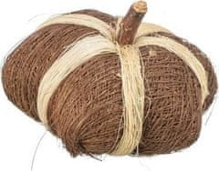 Trixie Dýně - přírodní hračka pro hlodavce 9 x 6 cm, kokosová a sisalová vlákna/dřevěná kůra