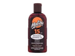 Malibu Malibu - Bronzing Tanning Oil SPF15 - For Women, 200 ml 