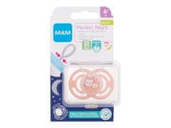 MAM Mam - Perfect Night Silicone Pacifier 6m+ Owls - For Kids, 1 pc 