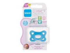 MAM Mam - Comfort 2 Silicone Pacifier 2-6m Blue - For Kids, 1 pc 