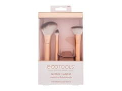 EcoTools Ecotools - Precious Metals Face Blend + Sculpt Set - For Women, 1 pc 