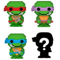 Funko Blister 4 figures Bitty POP Teenage Mutant Ninja Turtles Bit 