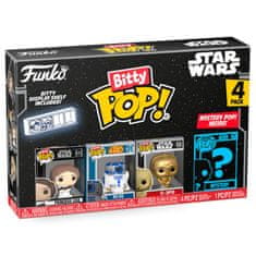 Funko Blister 4 figures Bitty POP Sar Wars Leia 