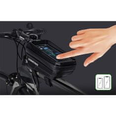 Solex Brašňa na bicykel pre mobil SNAKETRACK ST03 1,2l čierna