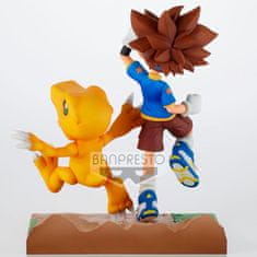 BANPRESTO Digimon Adventure Adventure Archives Taichi and Agumon figure 15cm 