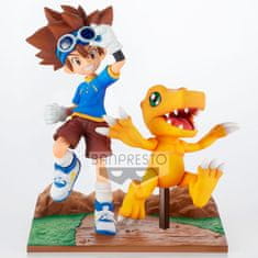 BANPRESTO Digimon Adventure Adventure Archives Taichi and Agumon figure 15cm 