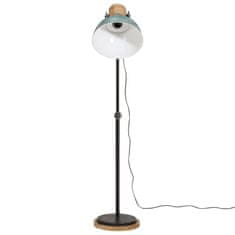 Vidaxl Podlahová lampa 25 W šmuhovaná modrá 30x30x100-150 cm E27