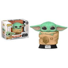 Funko POP figure Star Wars The Mandalorian Child with Bag 