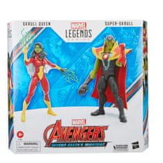 HASBRO Marvel Avengers Beyond Earth Mightiest Skrull Queen & Super Skrull figures 15cm 