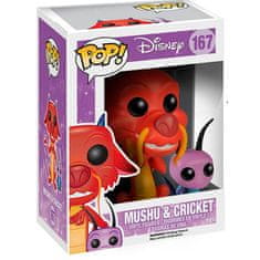 Funko POP Figure Disney Mulan Mushu & Cricket 