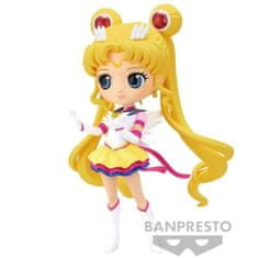 BANPRESTO Sailor Moon Pretty Guardian Cosmos the Movie Eternal Sailor Moon Ver.A Q posket figure 14cm 