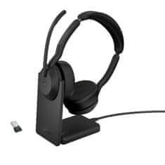 Jabra Evolve2 55/Stereo/ANC/USB/BT-USB/Bezdrať/MS/Stand/Čierna