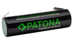 PATONA nabíjacia batéria 18650 Li-lon 3000mAh PREMIUM 3,7V s páskovými vývodmi pre spájkovanie