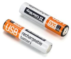 ColorWay nabíjacia batéria AAA 590mAh/USB-C/1.5V/2ks v balení