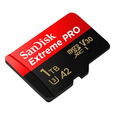 SanDisk Extreme PRO microSDXC 1TB + SD adaptér 200MB/s a 140MB/s A2 C10 V30 UHS-I U3