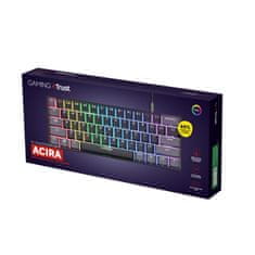 Trust Gaming GXT 867 Acira/Drôtová USB/US layout/Čierna