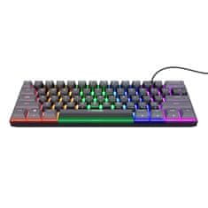 Trust Gaming GXT 867 Acira/Drôtová USB/US layout/Čierna