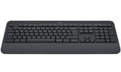 Logitech klávesnica Signature K650/ bezdrôtová/ Bluetooth/ CZ/SK layout/ grafitová