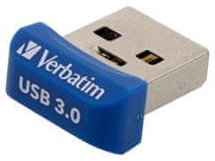 VERBATIM Flash disk Store 'n' Stay NANO/ 16GB/ USB 3.0/ modrá